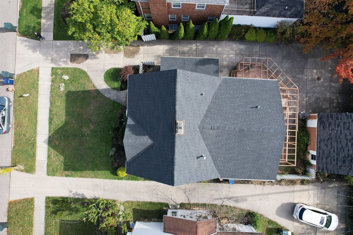 Charcoal Shingle Roof Replacement | Atlas Roofing